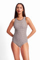 Sunseeker Geomath Cross Back Mastectomy One Piece