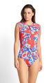 Sunseeker Hula Seasport Cap Sleeve Mastectomy One Piece