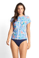 Sunseeker Chilio Short Sleeve Mastectomy Rash Vest