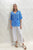 Seashapes Hibiscus V Neck Top