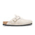 Birkenstock Boston Shearling Antique White Suede Leather/Shearling Narrow