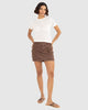 Rhythm Cargo Denim Mini Skirt