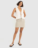 Rhythm Lola Check Bias Cut Mini Skirt