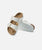 Birkenstock Arizona Patent White Birko-Flor Narrow