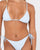 Rusty Sandalwood Slick Triangle Bikini Top