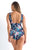 Jantzen Koh Lipe Square Back Mastectomy One Piece Swimwear
